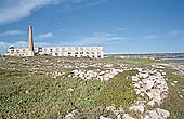 Sicily, Ragusa coast, old factory at Sampieri beach